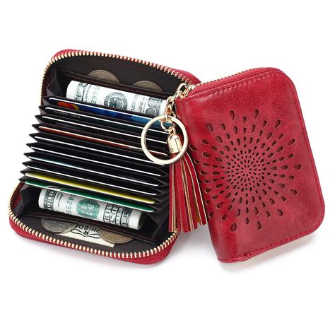 aphison rfid credit card holder|APHISON RFID Credit Card Holder Zipper Card Case Small .